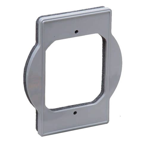 round to rectangular electrical box adapter|single gang to round adapter.